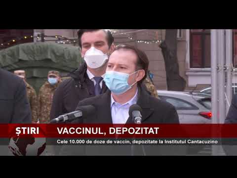 Cele 10.000 de doze de vaccin, depozitate la Institutul Cantacuzino