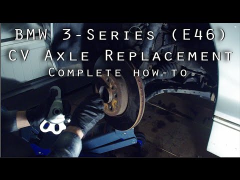BMW 3-series E46 CV Joint / Axle Shaft Replacement