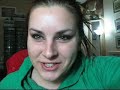 hot arabic eyes w/ golddeep blue green mac make up