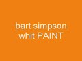 bart simpson with ms paint