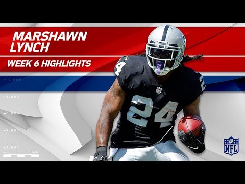 Video: Marshawn Lynch Highlights | Chargers vs. Raiders | Wk 6 Player Highlights