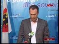 Fatmir Limaj interviste KTV. Kandidat per Kryetar Komune. Prishtina, Kosova.