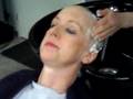 Lady complete head shaving - hairdream4you.com