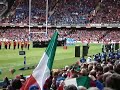 RUGBY - SIX Nations - Wales vs Italy - Enter Italian team