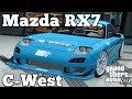 Mazda RX7 C-West 1.2 para GTA 5 vídeo 7