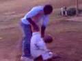 D-Train and McElhaney(D-Train wins)(fake fight)