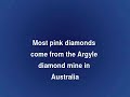 Interesting Facts About Pink Diamonds Interesting Facts About Pink Diamonds