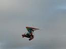 Derrick taking off in a microlite