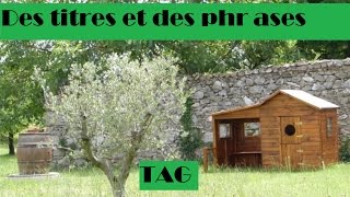 Nouveau tag!