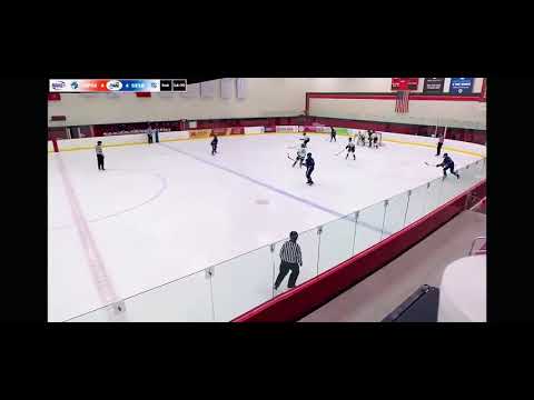 Kellen Briscoe, #5 Left Defenseman, 2025, Getting Puck on Net with Assist for Goal