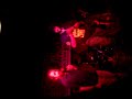 apache cafe's owner grabbed a mic from the booth to challenge dres tha beatnik, host of world famous mic club.