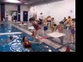 Kathleen at swimming lessons