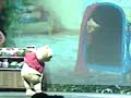 melani en el show de winiie the pooh!!