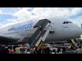 Images of an eerily quite giant visiting Diosdado Macapagal International Airport in the Philippines.  It's actually a fairly good looking jet up close.