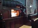 Andrew plays the organ for Cubbington