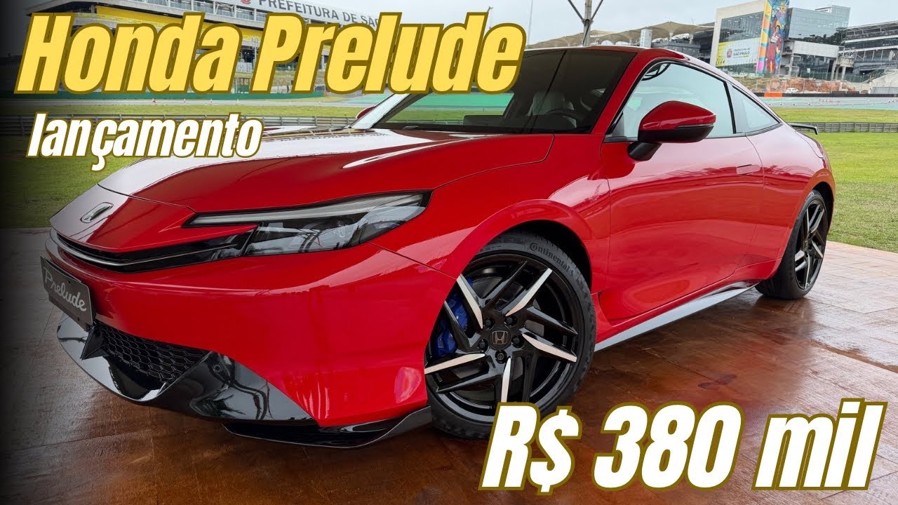 LANÇAMENTO DO HONDA PRELUDE NA PISTA - vale R$ 380 mil?
