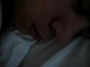proof that he snores.