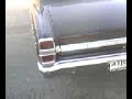Fairlane warming up before the strip