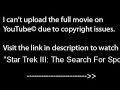 Star Trek III: The Search For Spock, PART 1 /9,full film/movie online part1