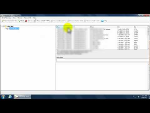 how to recover dbx files