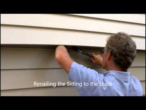 how to patch siding