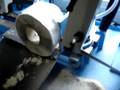 sawing of polyester, glassfiber
