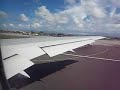 Delta 767-300 takeoff from San Juan