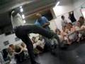 Capoeira Mestrando Sabia e Mestre Jogo de Dentro em Gent
