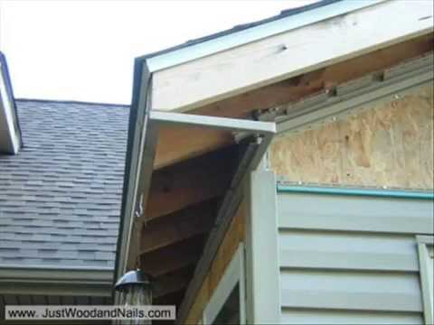 how to fasten aluminum soffit