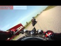 Kawasaki ER6n chasing Suzuki GSX- R 1000 at Thailand Circuit Jan 8th, 2011