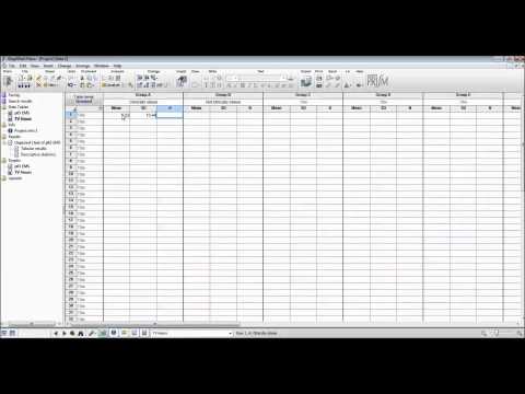 GraphPad Prism - How to do t-tests (two-sample and paired)