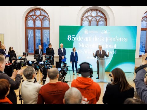 Șefa statului a participat la aniversarea a 85 de ani de la fondarea Muzeului Național de Artă al Moldovei