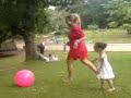 Cleide brincando com Maria Clara -que farra!-