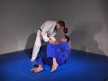 Open guard gi sweep