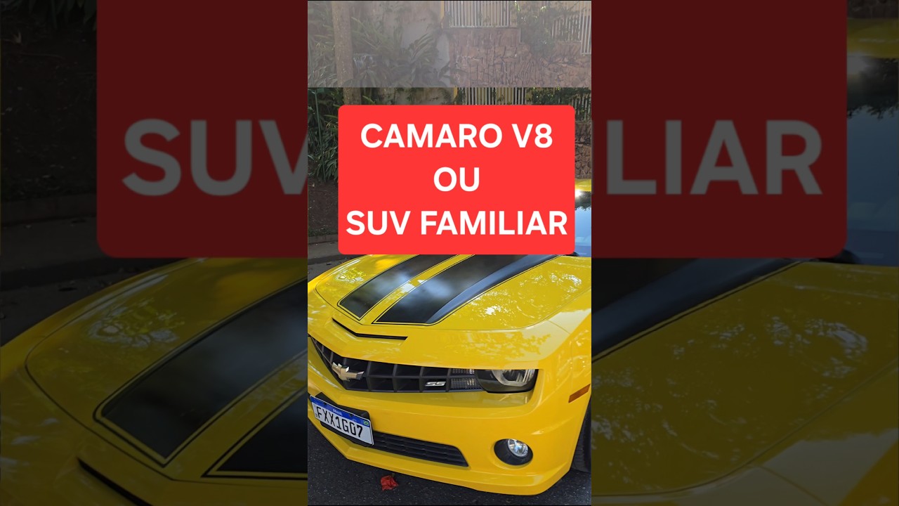 CAMARO V8 OU SUV FAMILIAR ZERO KM?