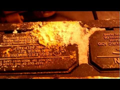 how to clean battery leak in toy