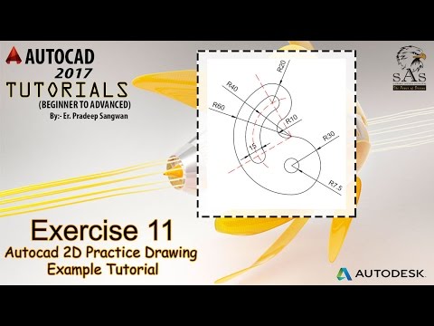 Autocad 2D Practice Drawing