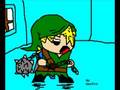 Zelda twilight princess Blizzeta battle Nes style