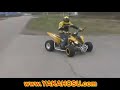 turbo raptor 700 burning tires