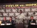 Pavlik vs. Hopkins October 18, 2008 Formal Announcement at the Podium