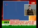 Soyuz spacecraft on its way to ISS