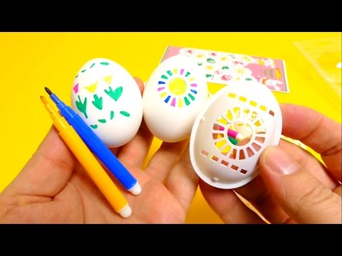how to dye empty eggs