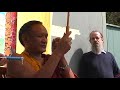 Orgyen Tobgyal blesses the site of the future temple in Dzogchen Beara-Ireland and gives a teaching ( Full teaching) a prayer flag pole is raised