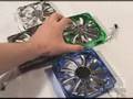 #537 - Ultra 80 & 120mm Titanium Finish Fans