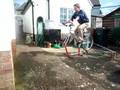 Pedal powered water pump