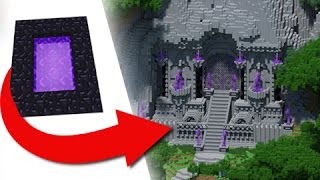 How To Transform A Nether Portal - EPIC Build!