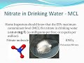 Nitrate in Drinking Water,   Home Inspectors Series