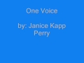 One Voice - Janice Kapp Perry (LDS SONG)