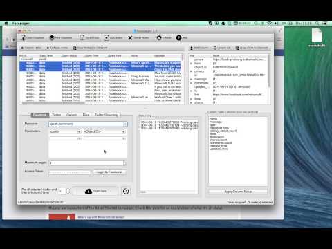 how to collect facebook data