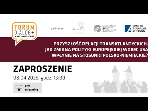Przyszłość relacji transatlantyckich. Jak polityka UE v. USA wpłynie na relacje polsko-niemieckie? Dyskusja z dr Małgorzata Bonikowską, prezes CSM